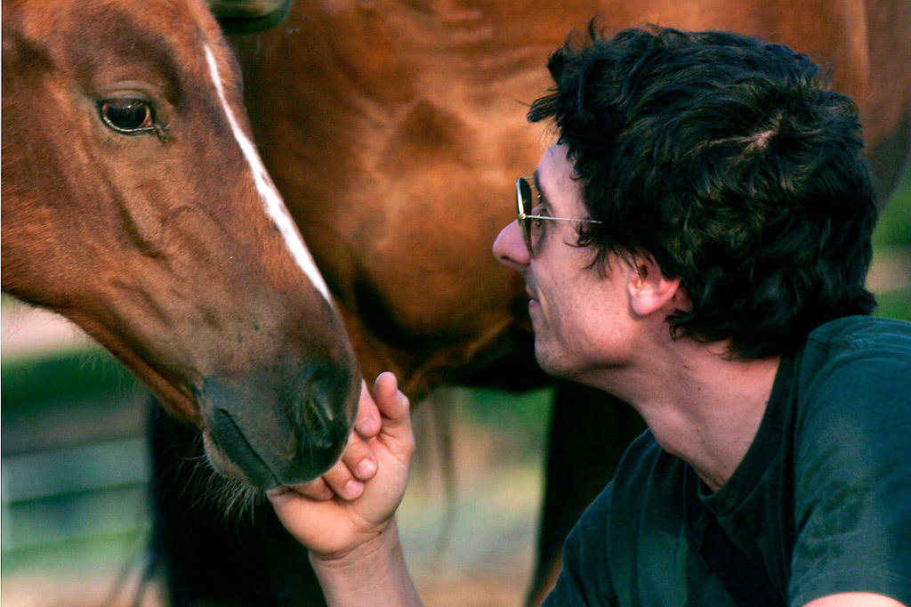 Massimo-Bellani-reining-ritratto-con-cavallo