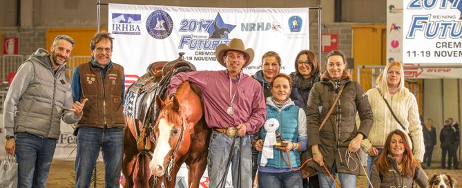 Massimo-Bellani-Reining-showing-itrha-campionati