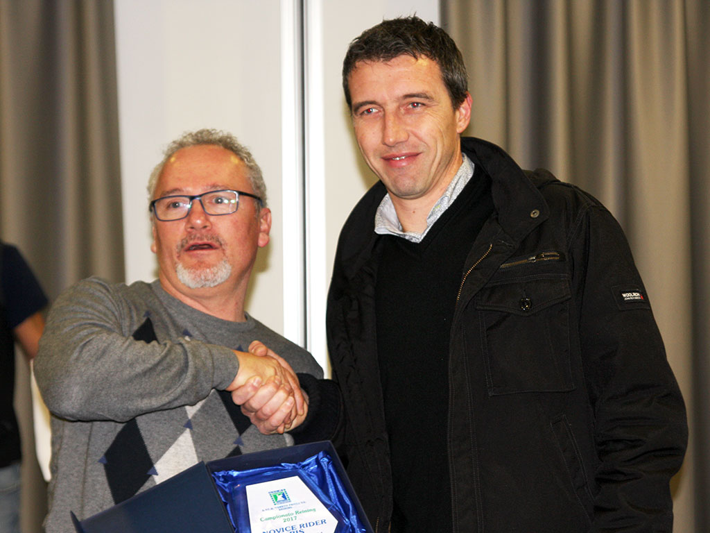 Massimo Bellani Reining-I nostri campioni-Andrea Rigon Nov Rider bis Champion